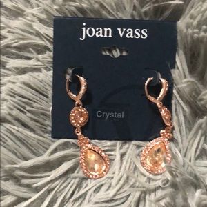 Rose gold earrings